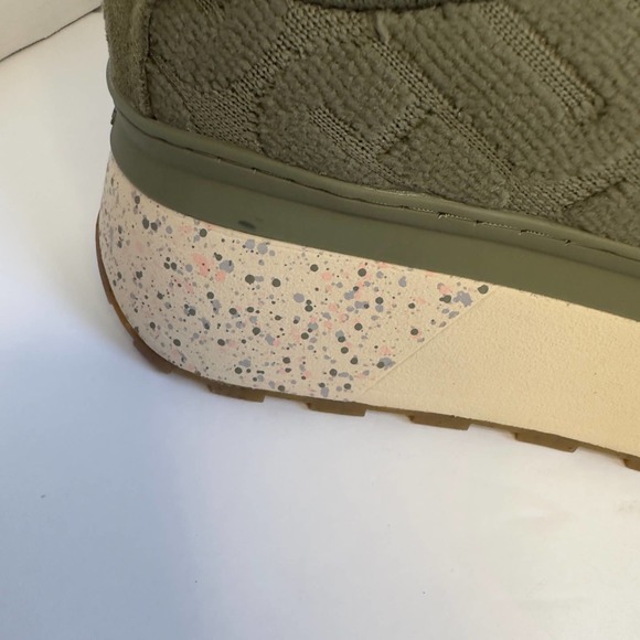 UGG Marin Logo Embossed Platform Sneaker in Burnt Olive - Picture 8 of 10